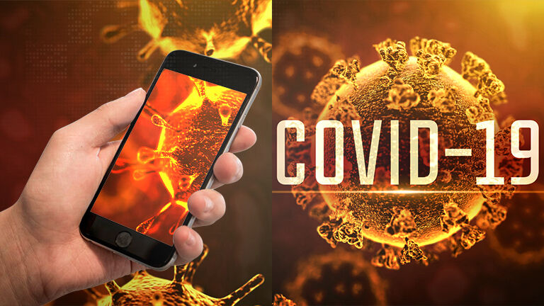 COVID-19 Cell Phone Web Pic